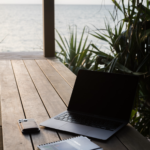 沖縄仕事時間 | バンタカフェにて